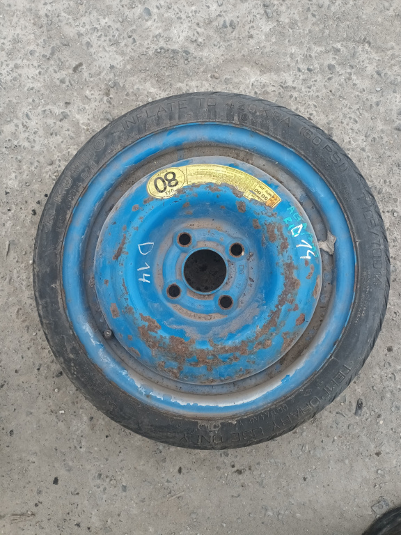 Janta Tabla Slim / Roata Rezerva R14,4x100 Opel AS