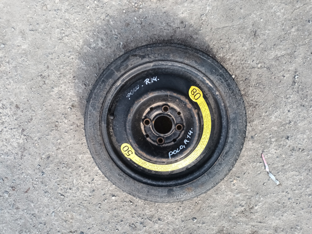 Janta Tabla Slim / Roata Rezerva R14,4x100 VW POLO (9N, 9N3) 2002 - 2010
