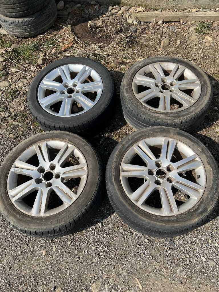 Jante 17 - 5 prezoane Audi A4 B8 2012, 225/50R17 / URME DE UZURA