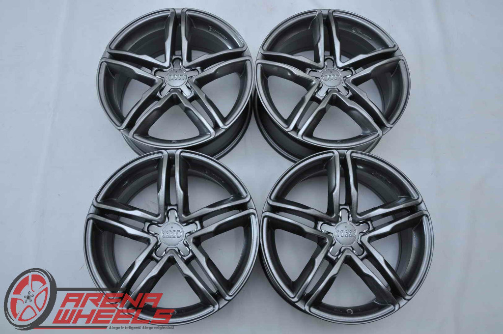 Jante 17 inch Audi A3 A4 A6 Q2 Q3 TT R17 Gri Antracit