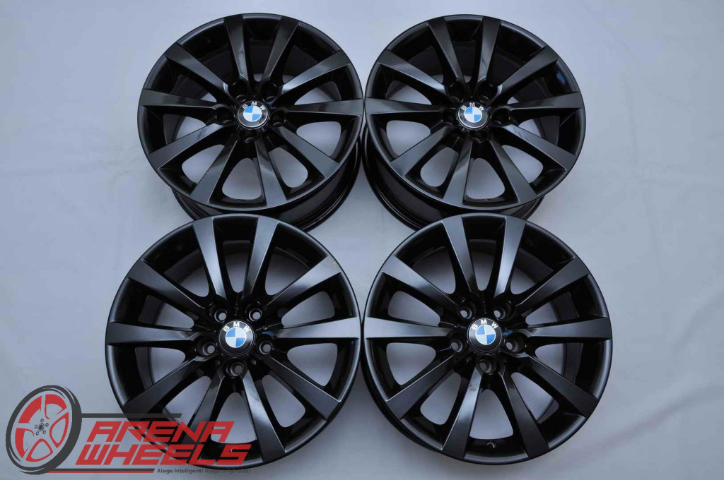 Jante 18 inch Originale BMW Seria 5 F10 F11 F07 GT Seria 6 F12 F13 F06 Seria 7 F01 F02 Negru