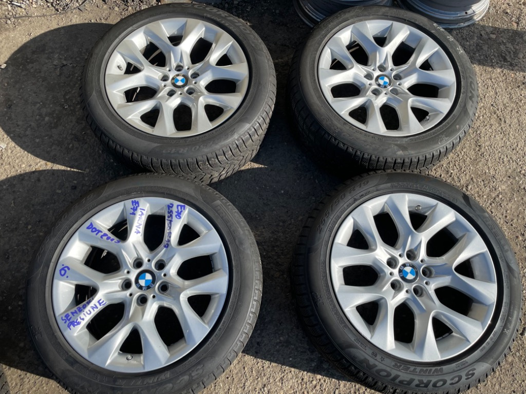 Jante aliaj BMW X5,X6 E70,E71 cu cauciucuri iarna 225/50R19