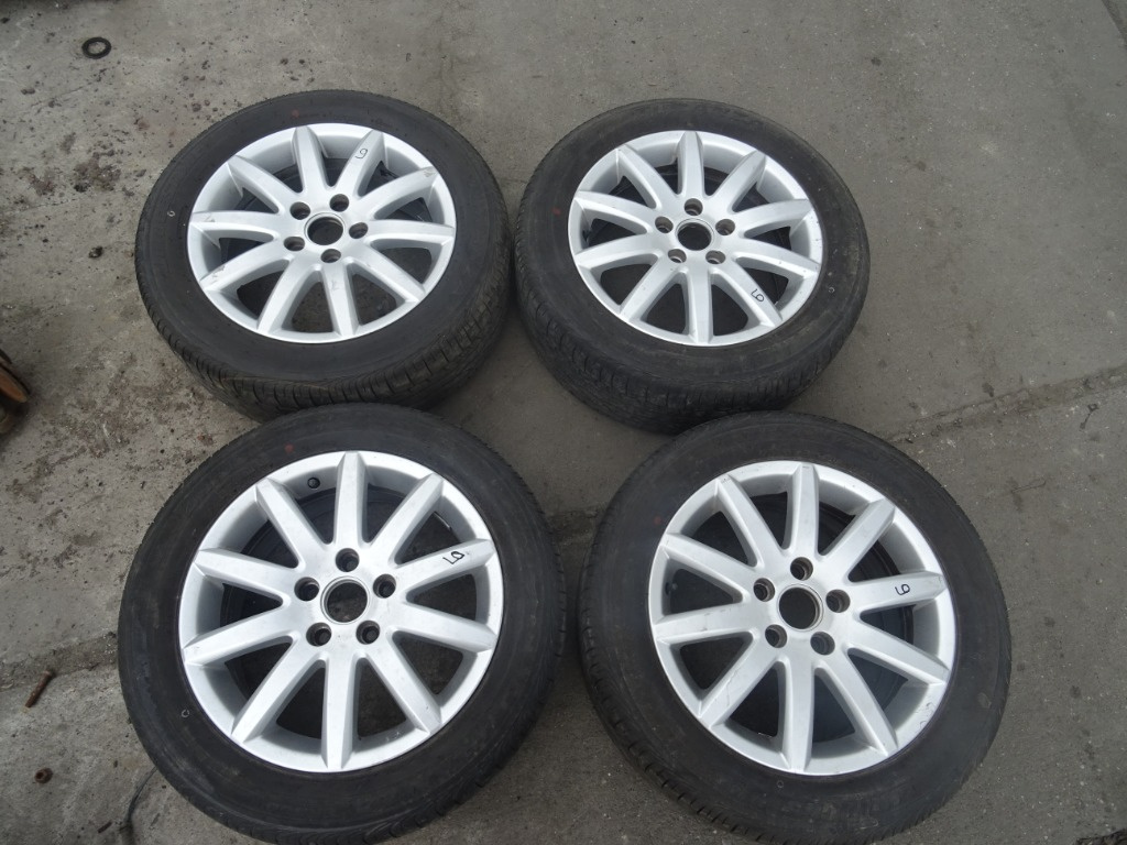 Jante aliaj cu Cauciucuri Volkswagen Jetta 205/55 R16 6.5jx16h2 ET50 din 2008 cod:1K0601025e