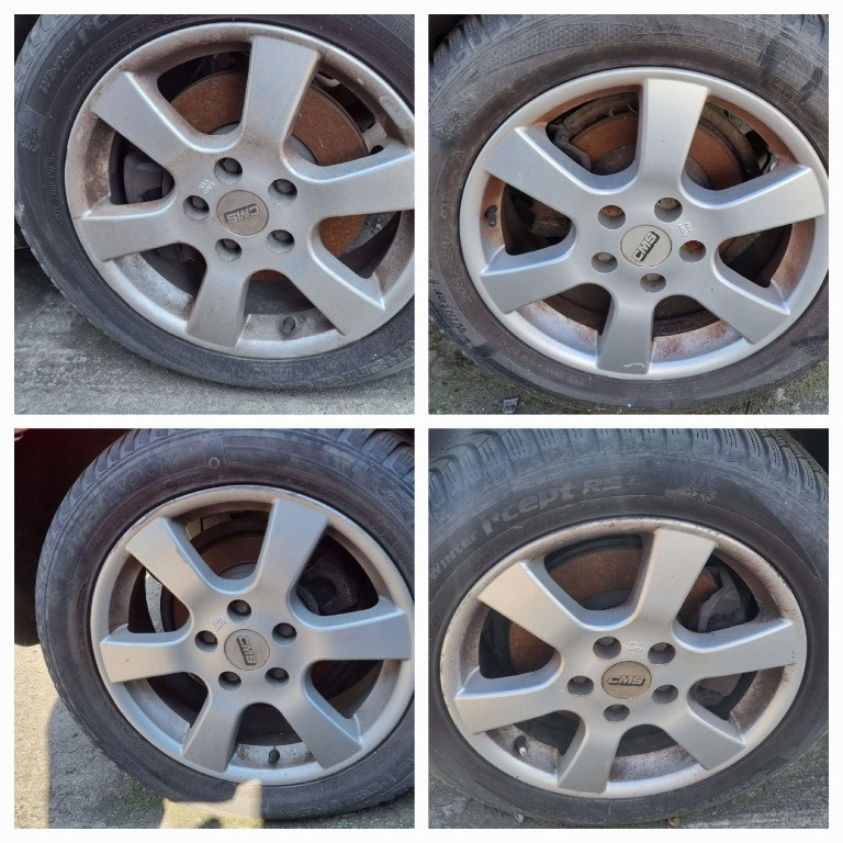 Jante mercedes b-klass w245 16 cauciucuri hankook 205 55 r16