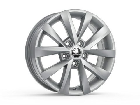 Jante Noi 16" Originale Skoda Octavia 3 16 inch Alcatraz 5E0601025BJ  #LGV8DehuDUL