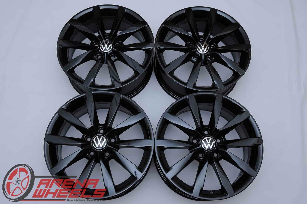 Jante Noi 17 inch Originale VW Golf 7 R17 Dijon Negru