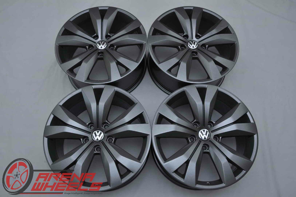 Jante Noi 20 inch Originale VW Touareg 7P Tarragona R20 Gri Antracit