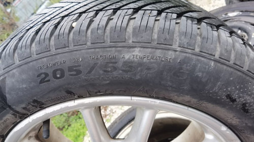 Jante Opel 4x100 +anvelope 205.55.r16 DO