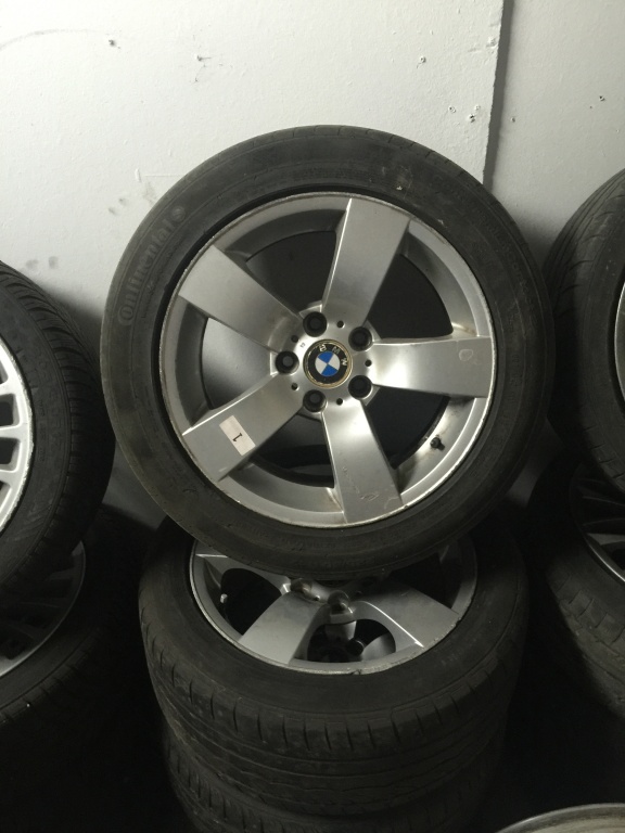 Jante pe 17 bmw cu anvelope uzate 50%