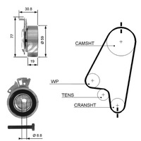 K015310XS kit gates pt espero si opel