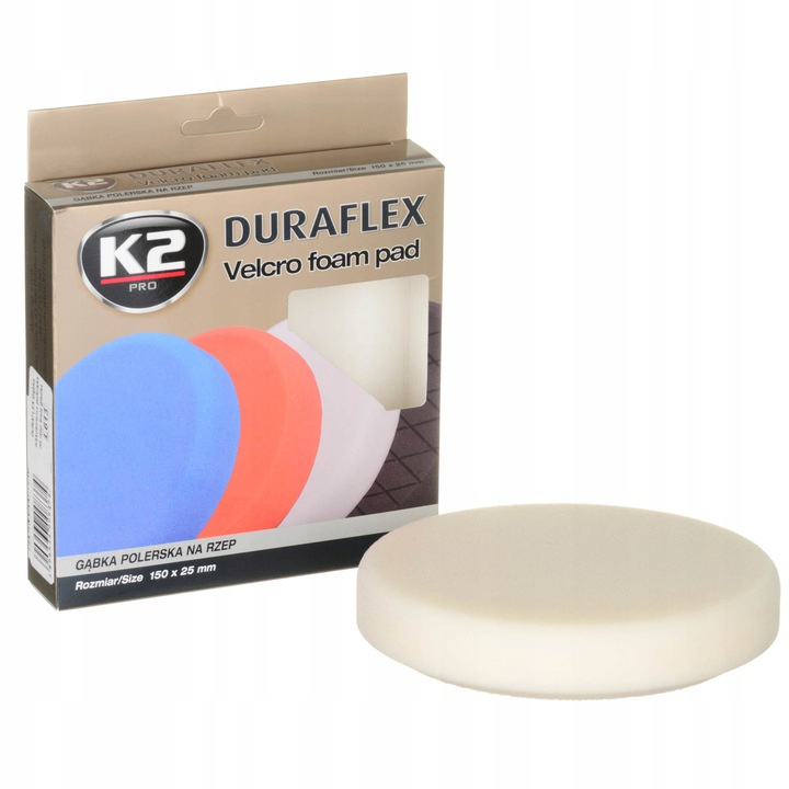 K2 Burete Polish Alb 150X25MM L613