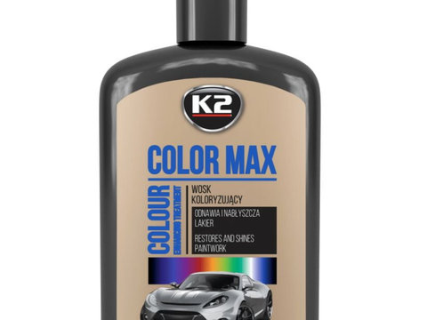 K2 Color Max Ceara Auto Negru 200ML