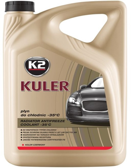K2 Kuler Antigel Preparat Rosu G12 / G12+ -35°C 5L T205C