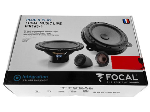 Kit 4 Boxe Audio Oe Dacia Sandero 2 2012→ Focal Music Live Version 4.0 Ifr 165-4 7711578132