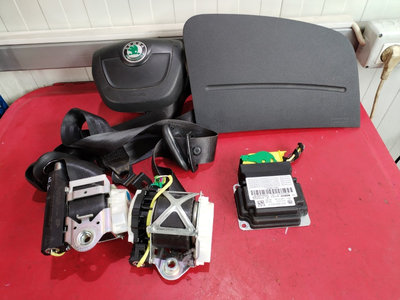 Kit airbag ( airbag volan + pasager cu capac +cent