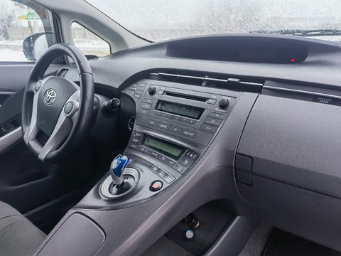 Kit airbag complet Toyota Prius 3 - plansa bord airbag sofer pasager centuri airbag genunchi