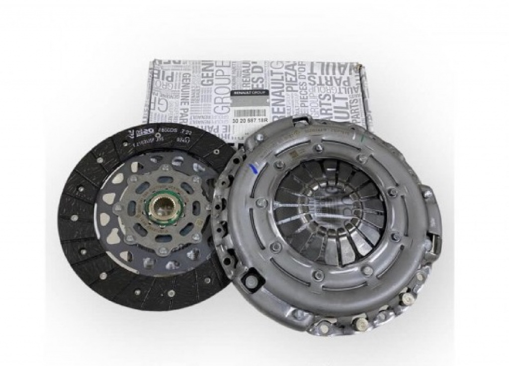 Kit ambreiaj - placa si disc 0.9 / 1.0 tce logan ii Renault produs nou original cod piesa 302051409R