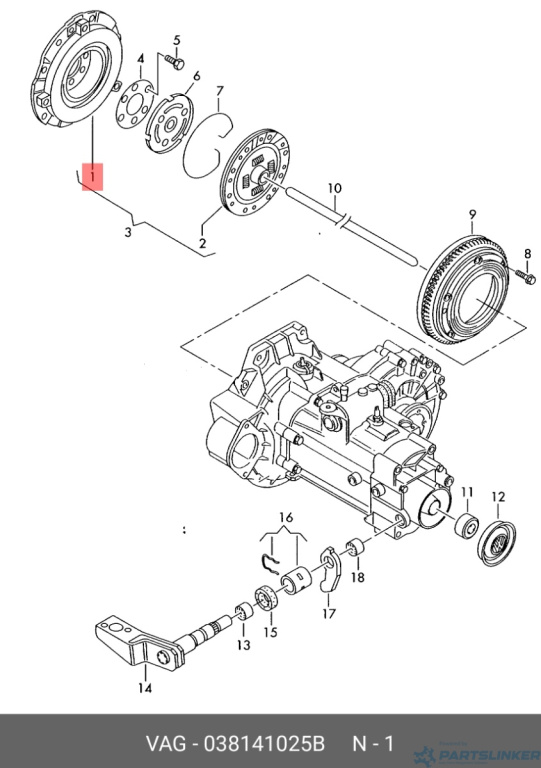 Kit ambreiaj Volkswagen Touran (1T1) Monovolum 200