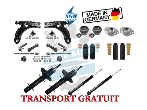 Kit brate + amortizoare 30 piese Audi A3 1996-2003 + TRANSPORT GRATUIT