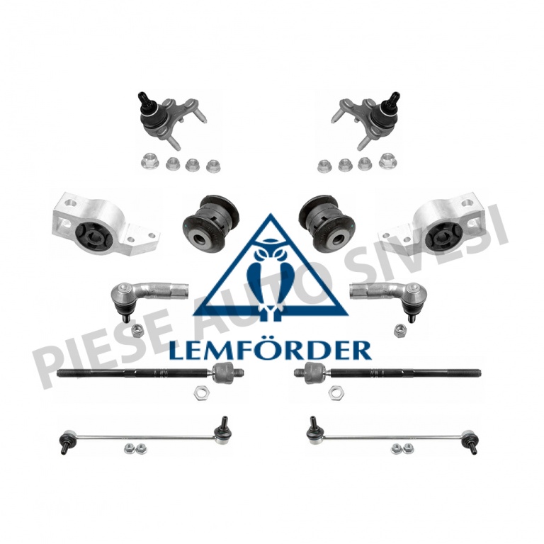 Kit brate fata VW Golf 5, Lemforder, set complet 12 piese