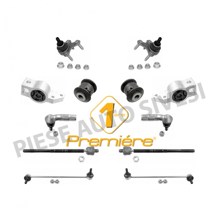 Kit brate fata VW Golf 5, Premiere, set complet 12