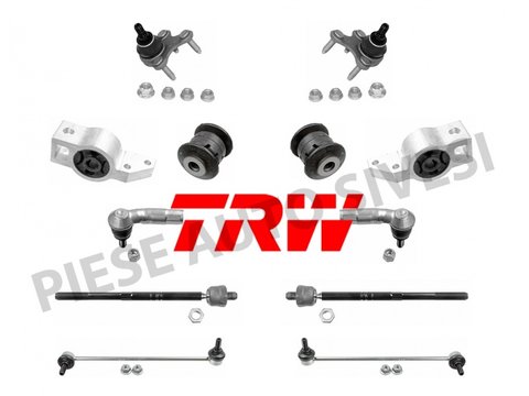 Kit brate fata VW Golf 5, TRW, set complet 12 piese