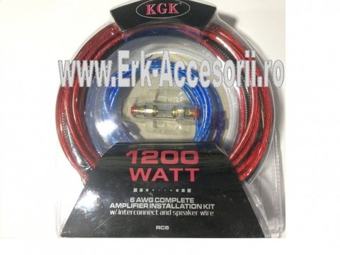 KIT cablu + sigurante pentru subwoofer RAA 1200 AL-TCT-1957