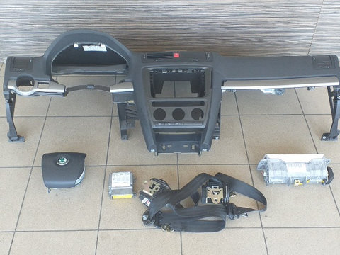Kit complet airbag-uri Skoda Octavia 2, an fabricatie 2007
