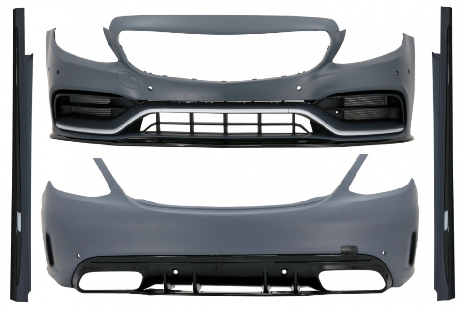 Kit complet de caroserie potrivit pentru Mercedes Clasa C W205 Sedan (2014-2020) C63s Edition 1 Design
