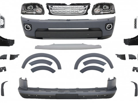 Kit complet de conversie compatibil cu Land Rover Discovery 3 in Discovery 4 Facelift Tuning Land Rover Discovery 3 2004 2005 2006 2007 2008 2009 CBLRD4