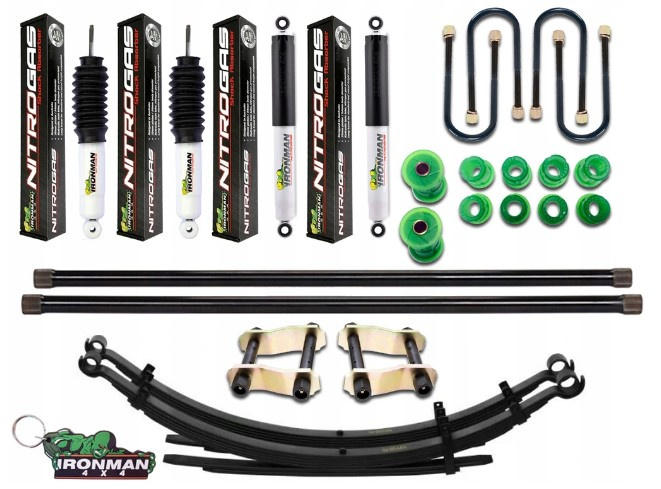 Kit complet IRONMAN suspensie Mitsubishi L200 1996-2005 kit cu amortizoare Nitrogas, ridicare 40mm