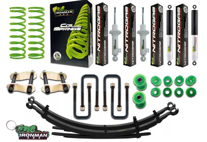 Kit complet IRONMAN suspensie Mitsubishi L200 2005-2015 kit cu amortizoare Nitrogas, ridicare 50mm