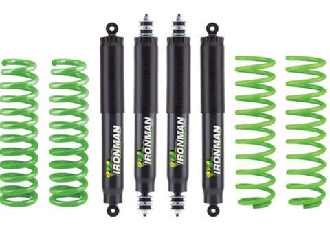 Kit complet IRONMAN suspensie Nissan Patrol Y61 scurt/lung amortizoare Extra Heavy Duty FoamCell PRO, ridicare 50mm