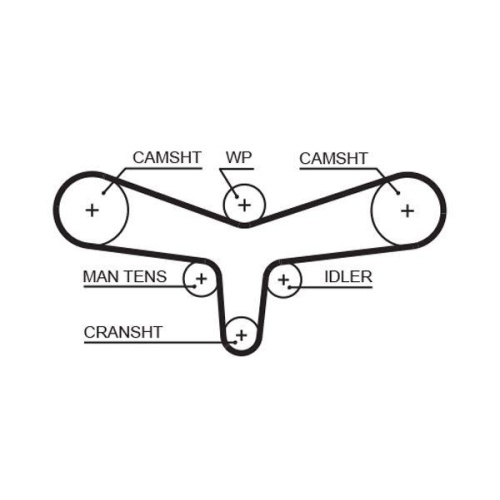 Kit curea distributie Audi A4 B5 (8d2), 