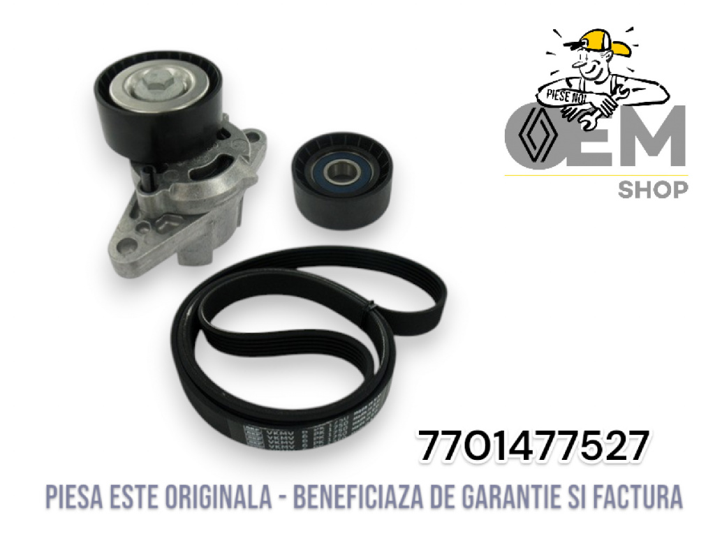 Kit curele accesorii Renault produs nou original cod piesa 7701477527