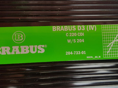 Kit de putere NOU BRABUS ECO PowerXtra D3 (IV) Mercedes C Class W204 S204 C220 CDI cod 204-733-01
