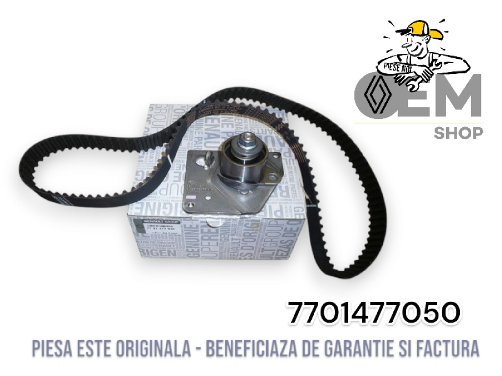 Kit distributie 1.9 dci Renault produs nou original cod piesa 7701477050