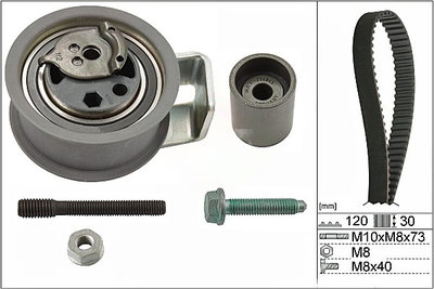 Kit distributie Audi A3 (8L), A4 (B6), A6 (C5), Fo