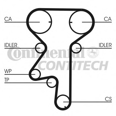 Kit distributie # Chevrolet Optra 2005 2006 2007 2008 2009 # CT975K3 # CONTINENTAL