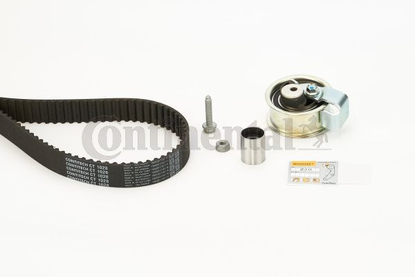 Kit distributie CT1028K4 CONTINENTAL CTAM pentru Vw Sharan Ford Galaxy Seat Alhambra Vw Passat Audi A4 Vw Bora Vw Jetta Vw Golf Vw Lupo Audi A2 Vw Polo Skoda Fabia Seat Arosa Audi A3 Skoda Octavia Seat Leon Vw Beetle Vw New Vw Novo Audi A6 Seat Toled