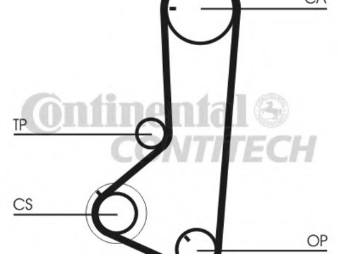 Kit distributie CT836K1 CONTINENTAL CTAM pentru Mitsubishi L Mitsubishi Coltrodeo Mitsubishi Strada Mitsubishi Triton Mitsubishi Eclipse