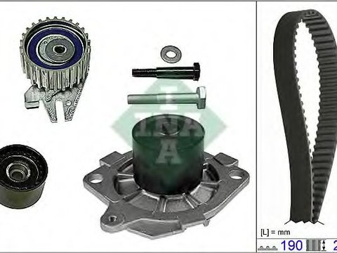 Kit distributie cu pompa apa FIAT IDEA (350_) (2003 - 2016) INA 530 0622 30