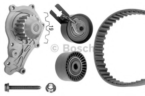 Kit distributie cu pompa apa FORD FIESTA V Van (2003 - 2016) Bosch 1 987 948 721