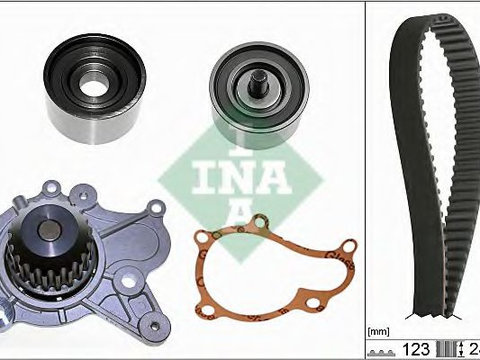 Kit distributie cu pompa apa HYUNDAI TUCSON (JM) (2004 - 2010) INA 530 0502 30