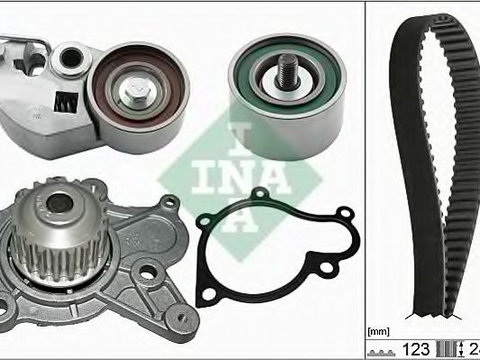 Kit distributie cu pompa apa HYUNDAI TUCSON (JM) (2004 - 2010) INA 530 0542 30