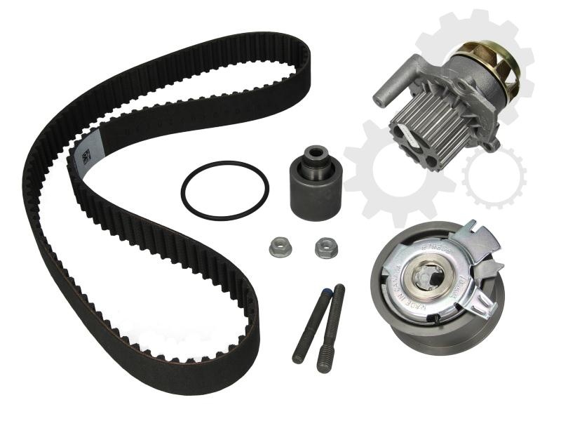 Kit distributie cu pompa de apa hepu audi,seat,skoda,vw