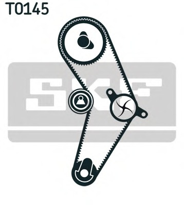 Kit distributie # Fiat Petra 2000 2001 2002 2003 # VKMA 02204 # SKF