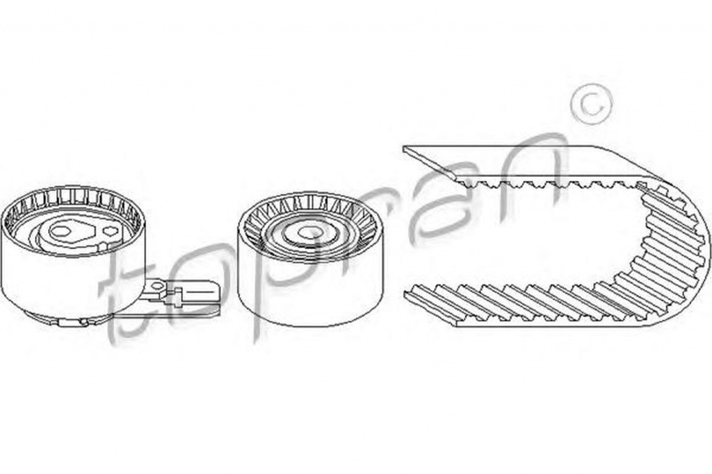 Kit distributie FORD FIESTA V JH JD TOPRAN 723054 