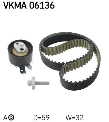Kit distributie # Nissan Juke 2010 2011 2012 2013 2014 2015 2016 2017 2018 2019 2020 2021 2022 2023 2024 2025 # VKMA 06136 # SKF
