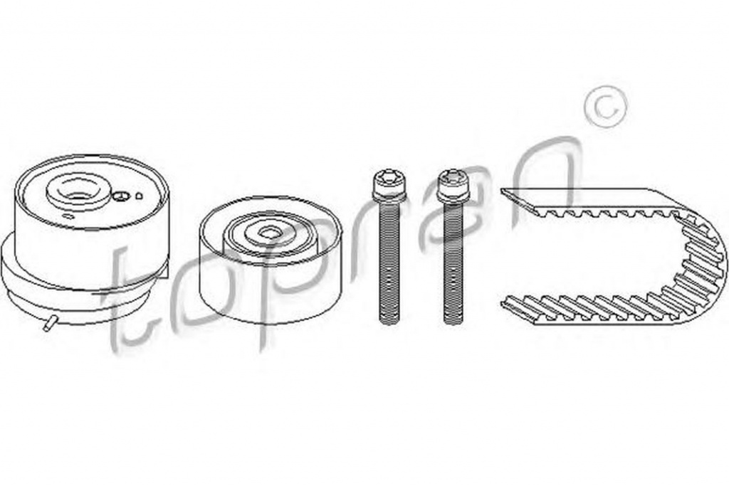 Kit distributie OPEL ASTRA H TwinTop L67 TOPRAN 207938